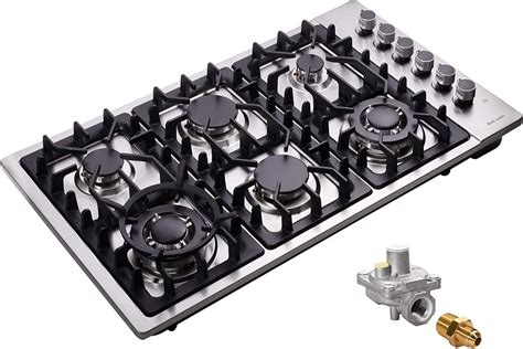 Deli-mate 34 Inch Gas Cooktop Built-in Stainless Steel 5 India | Ubuy