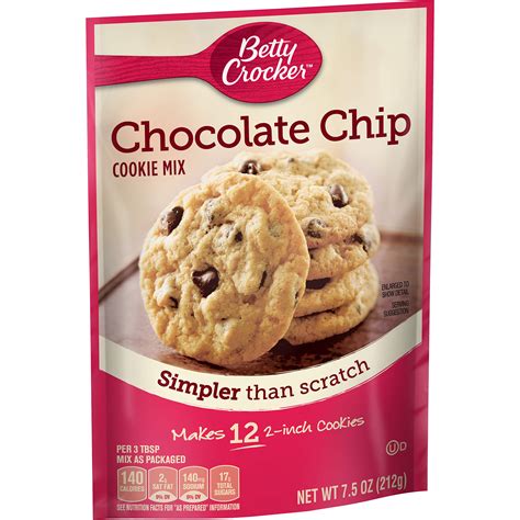 Betty Crocker Chocolate Chip Cookie Mix Makes 12 2 Inch | Desertcart INDIA