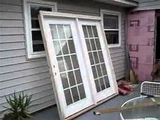How To Replace Sliding Glass Door With Doors by Installing Doors Before And After Not A Quot How To How To Replace Sliding Glass Door With Doors