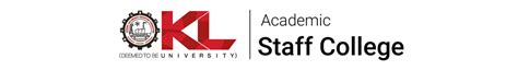 Academic Staff College (ASC) Upcoming Events - KL University