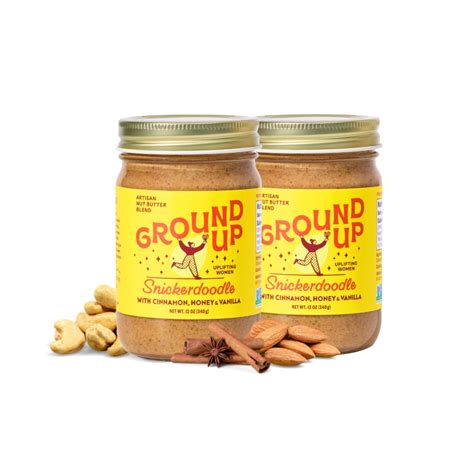 Ground Up Almond And Cashew Nut Butter Snickerdoodle Peanut Free ...