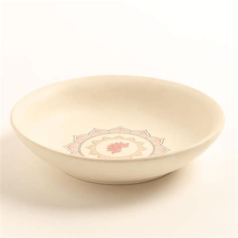 Buy Vrindawan Platonic Stoneware Shallow Platter - 22.5cm from Home ...