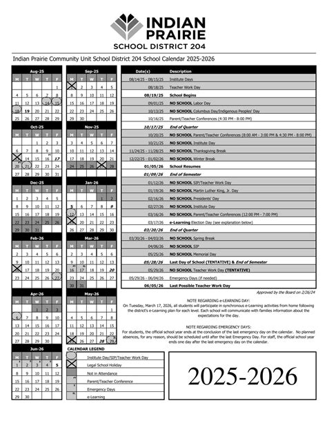 Ipsd 204 Calendar 25 26