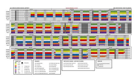 Elk Grove Unified School District Calendar 2025-2026 in PDF - School ...