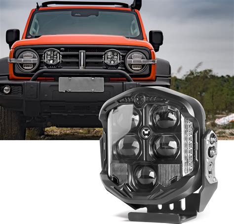 Amazon.com: NKCELL POWER 7 Inch LED Round Offroad Lights Pod Bumper ...