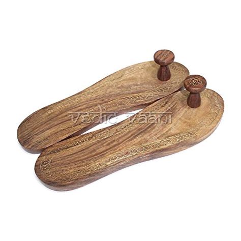 Vedic Vaani Padma Paduka (Khadau) Handcrafted in | Ubuy India