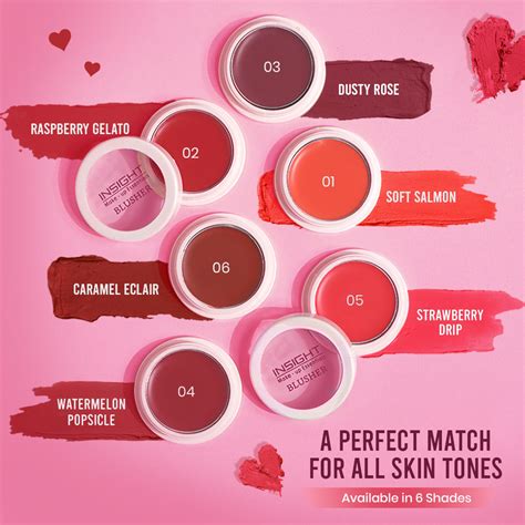 Buy Insight Cosmetics Blusher With Vitamin E, Multi Use Super Pigmented ...