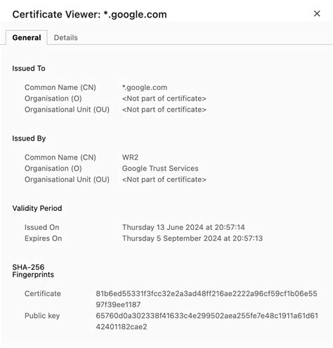 Image result for SSL Certificate Sample