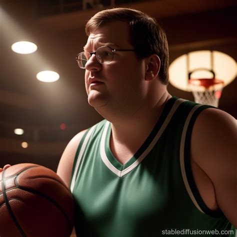 Peter Griffin Shooting Basketball
