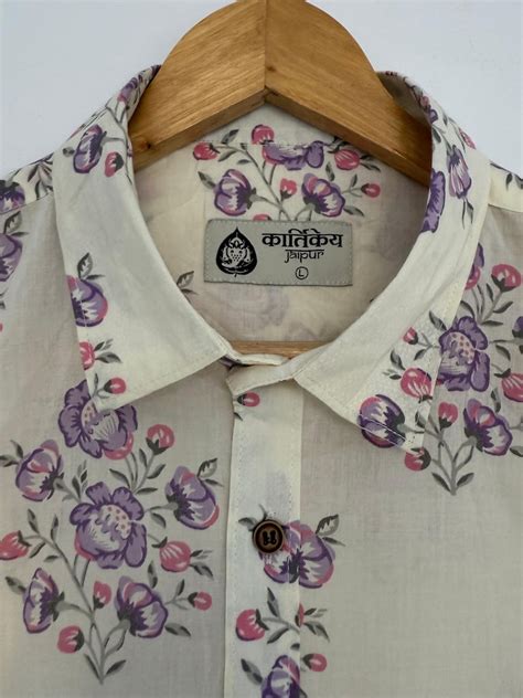 Summer Print Cotton Casual Shirt for Men – Lable Rahul Singh