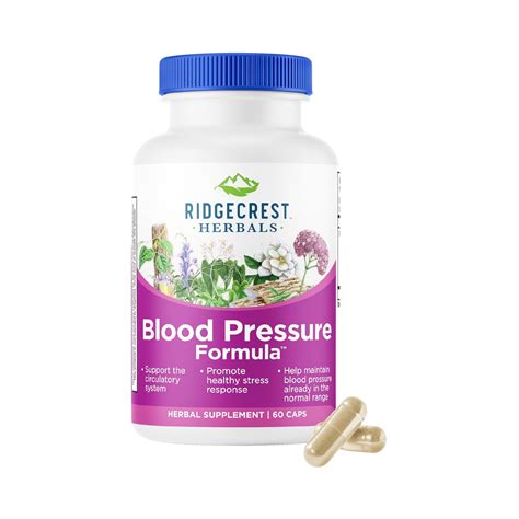 Ridgecrest Herbals, Blood Pressure Formula, 60 Capsules – Maple Herbs