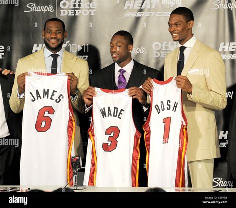 Lebron James, Dwyane Wade Und Chris Bosh Wade Or LeBron? Heat