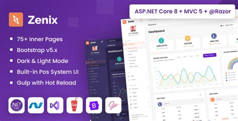 MVC.NET Core Theme Template 的图像结果
