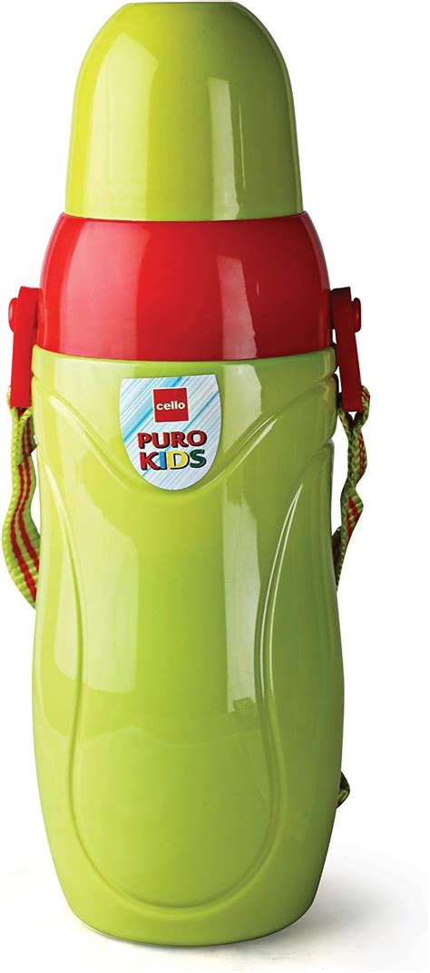 Cello Puro Kids Plastic Kids Water Bottle, 400ml, Sea Blue, Set of 1 ...