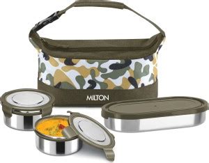 Flipkart.com | MILTON Camo Delight Stainless Steel Tiffin With Jacket ...
