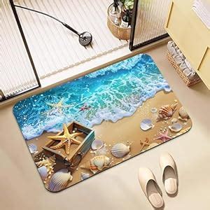 Buy Wazdorf 3D Bathroom Mat - Non Slip Water Absorbent Square Bathroom ...