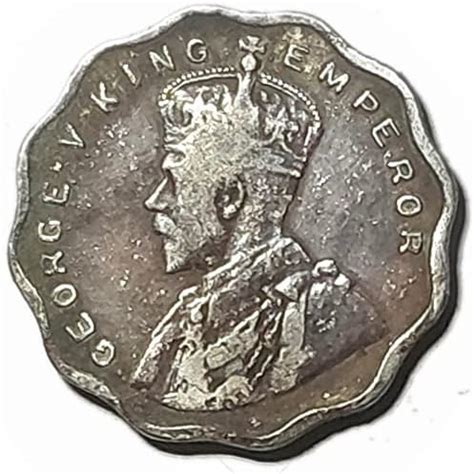 HISTORICAL INDIA™ 1/2 Pice George V British India Copper Coin for ...