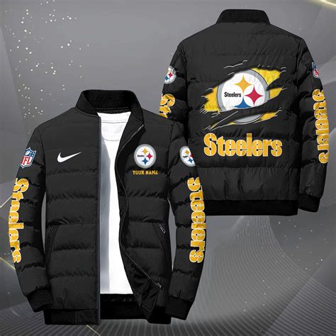 Pittsburgh Steelers Puffer Jacket Custom Your Name 2024 versions, Sport ...