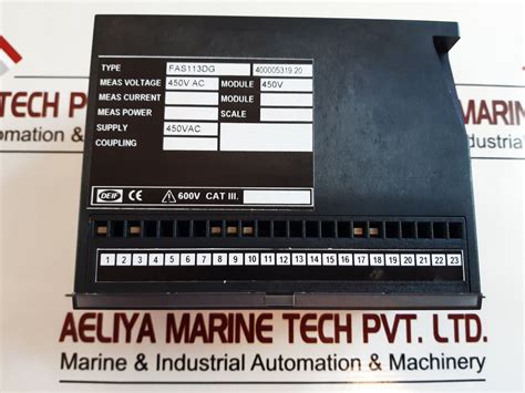 Deif Fas-113Dg Synchronize Controller – Aeliya Marine Tech