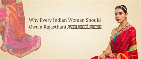 Rajasthani Gota Patti Saree: A Royal Touch Every Woman Needs