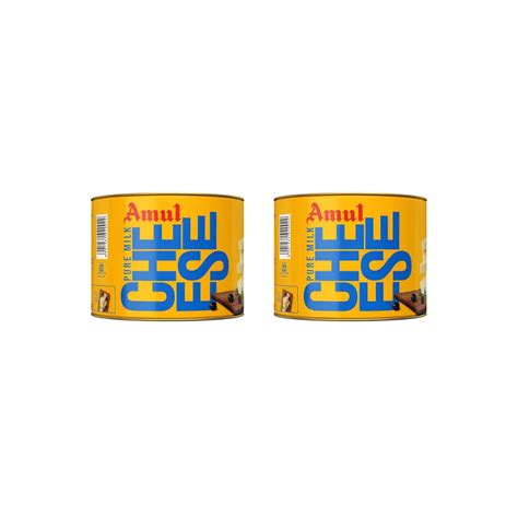 Buy Amul Pure Milk Cheese 400g (Pack of 2) – Best Cheese for Sandwiches