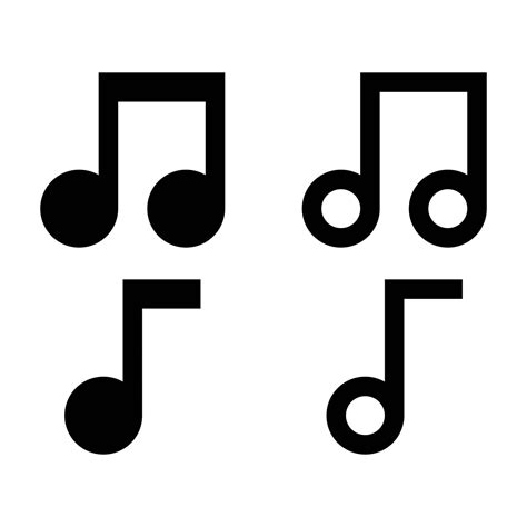 Music Note Icon Vector 的图像结果