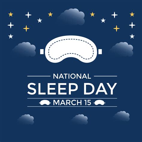 National Sleep Awareness day Observed every year of March. Banner ...
