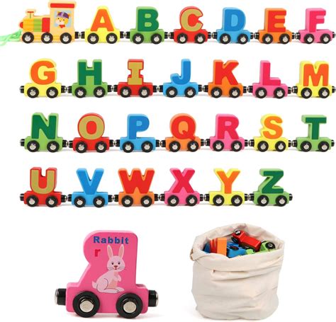 Wooden Letter Train Toys at Dexter Alba blog