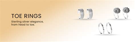 Buy Pure 925 Sterling Silver Toe Rings Online for Women – CLARA