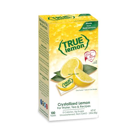 TRUE LEMON Water Enhancer, Bulk Dispenser, 100 Count (Pack of 1), 0 ...
