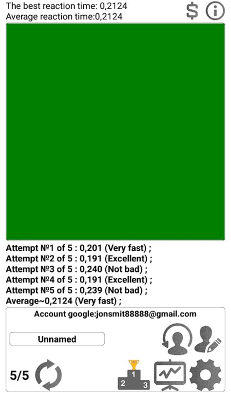 Image result for Reaction Test App