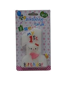 Untumble Kitty No.1 Special Birthday Candles : Amazon.in: Toys & Games