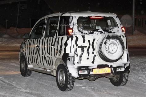 Spy Pictures Of Mahindra Testing Xylo Mini In Northern Europe’s Cold ...