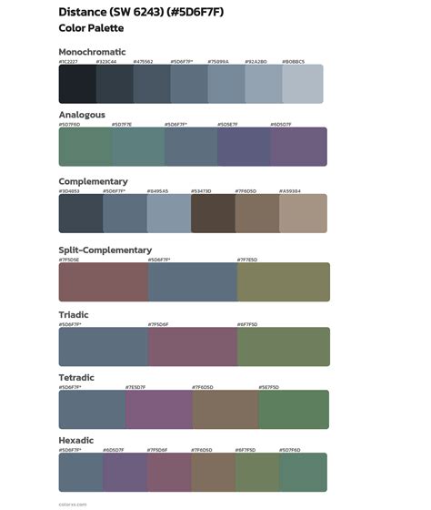 What Color Is Sherwin Williams Distance at Violet Charette blog