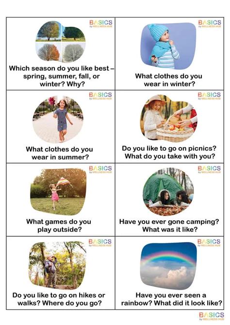 Conversation Cards - Nature and Outdoors: Interactive Questions for Kids