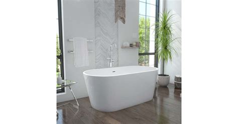 DreamLine BT60X2748C30 Enigma 47" Free Standing Acrylic Soaking Tub ...