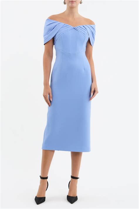 Shop Blue Midi Dresses Online | Rebecca Vallance