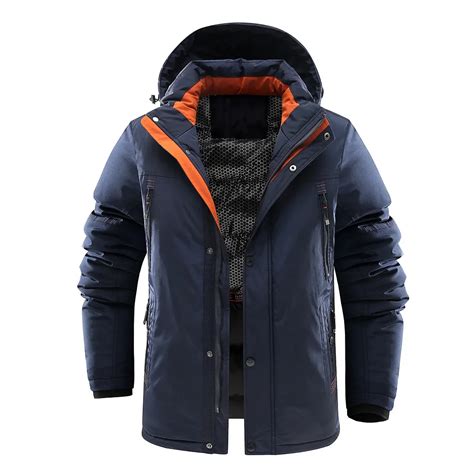 Men's Winter Hooded Heavy Duty Down Jacket