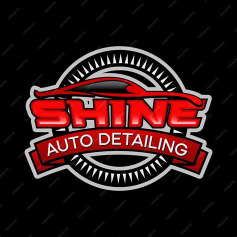 Premium Vector | Shine mobile detailing logo design
