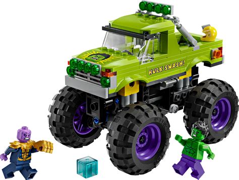 Buy Lego The Marvel The Hulk Truck vs. Thanos Super Hero Building Toy ...
