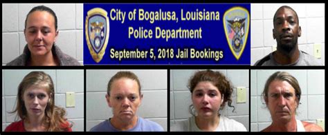 Mt. Hermon Web TV: Bogalusa City Jail Bookings September 5, 2018