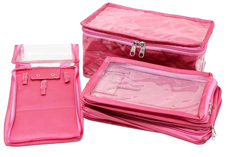 Buy atorakushon Satin Women's Multipurpose Make up Pouches Jewellery ...