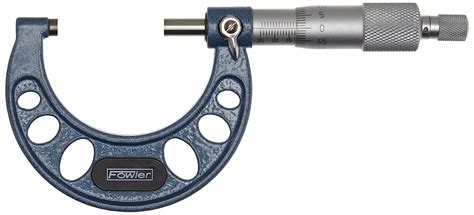 Fowler 52-248-102 Fine Quality Outside Metric Micrometer, Ratchet Stop ...