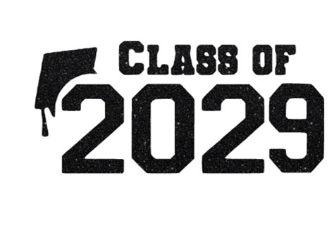 Amazon.com: Class of 2029 Iron On Decal, Graduation Shirt Transfer ...