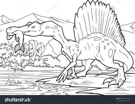 Spinosaurus Color Page