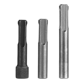 3Pcs SDS Socket Adapter Set 1/4" Hex Shank Screwdriver Bit Holder ...