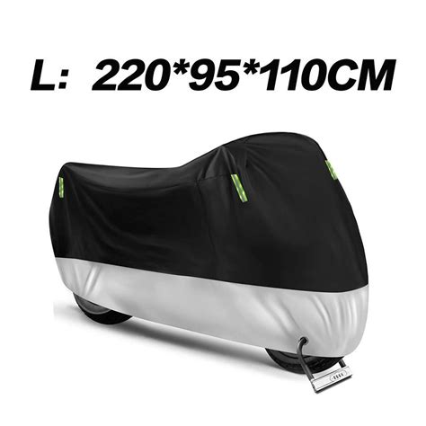 3 Layers Motorcycle Cover Dust UV Outdoor Protection Motor Cover Selimut Motorbike Cover All ...