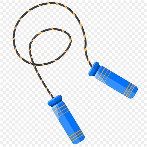 Skipping Rope Clipart Transparent PNG Hd, Creative Blue Skipping Rope ...