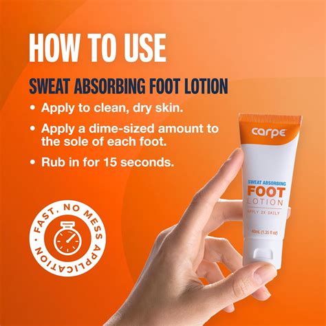 Carpe Sweat Absorbing Foot Lotion 3 Tubes WITH FREE India | Ubuy