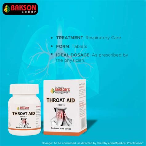 Bakson's Homoeopathy Throat Aid Tablets Price in India - Buy Bakson's ...